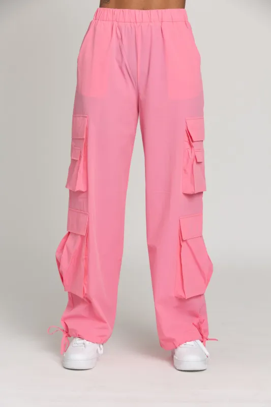 Pink Parachute Pants sold by Gold Hinge