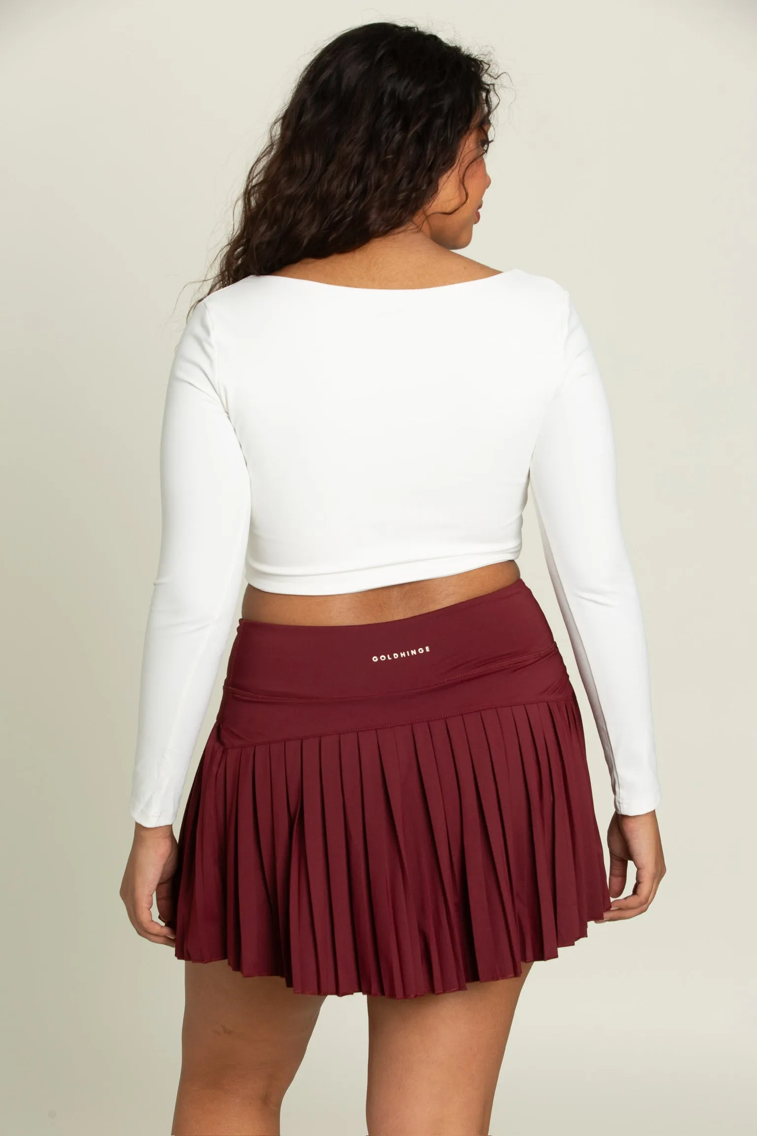 White Square Neck Long Sleeve Top sold by Gold Hinge product image thumbnail 2