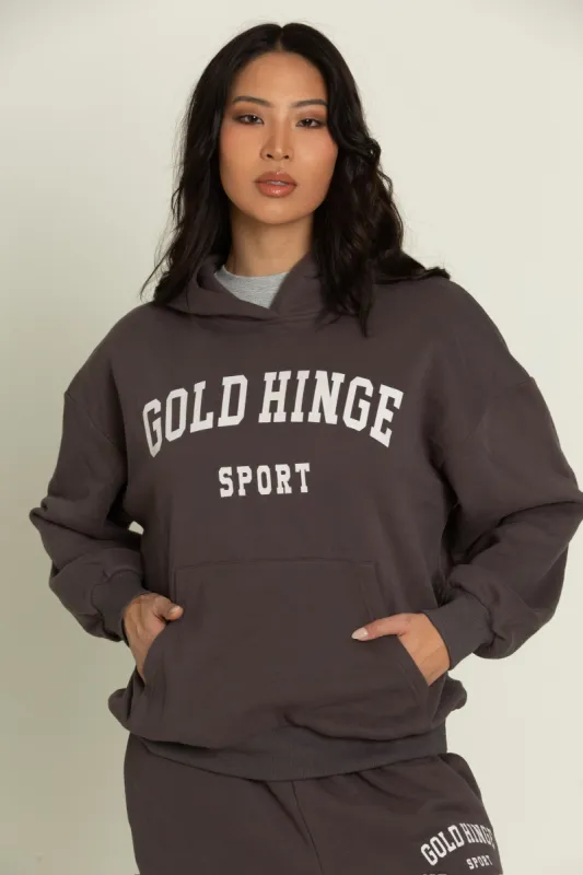 Charcoal GH Sport Hoodie Sweatshirt sold by Gold Hinge