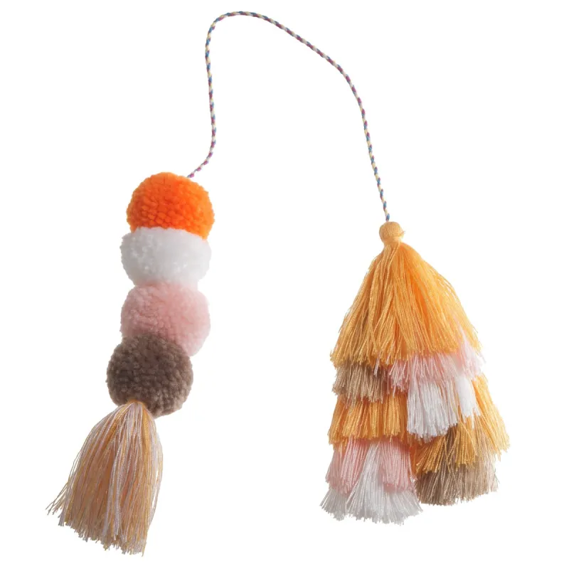 Bogg Bag Bauble - Creamsicle Double Tassel sold by Bogg Bag