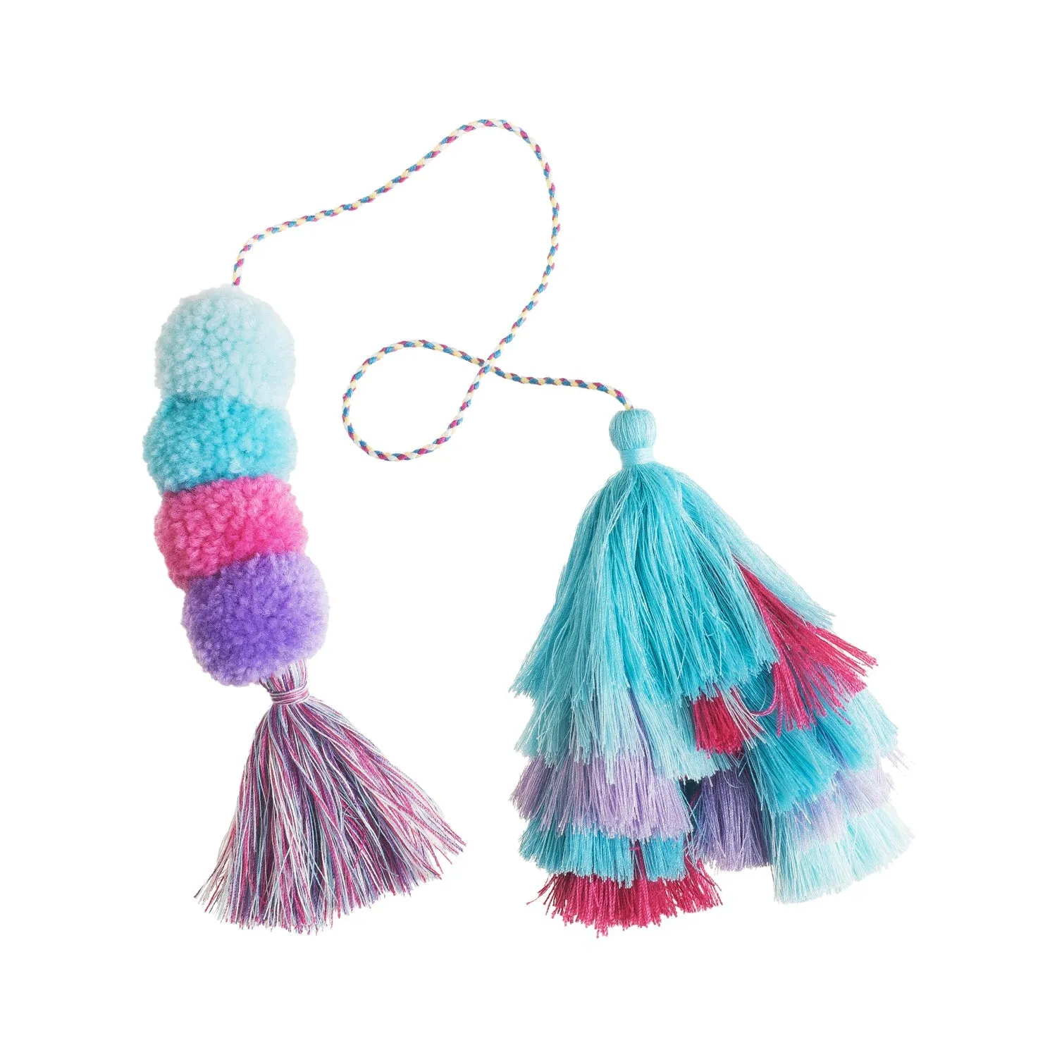 Bogg® Bag Bauble - Cotton Candy Double Tassel sold by Bogg Bag