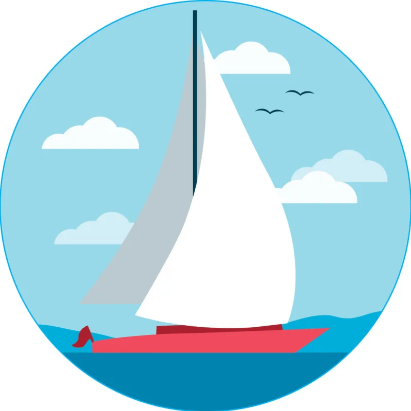 Bogg Bit - Sailboat sold by Bogg Bag