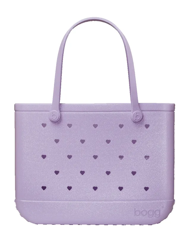 Original Bogg Bag - Heart Shimmer Lilac sold by Bogg Bag