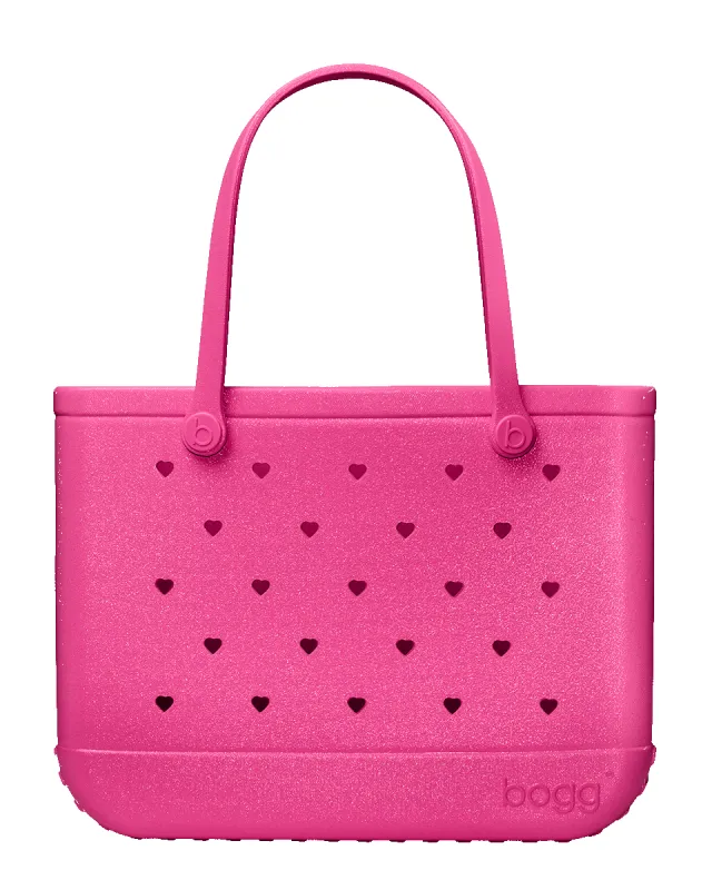 Original Bogg Bag - Heart Shimmer Haute Pink sold by Bogg Bag