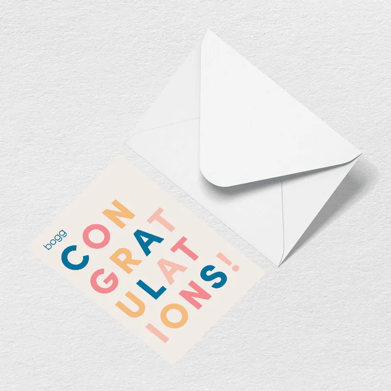 Bogg Congratulations Greeting Card sold by Bogg Bag