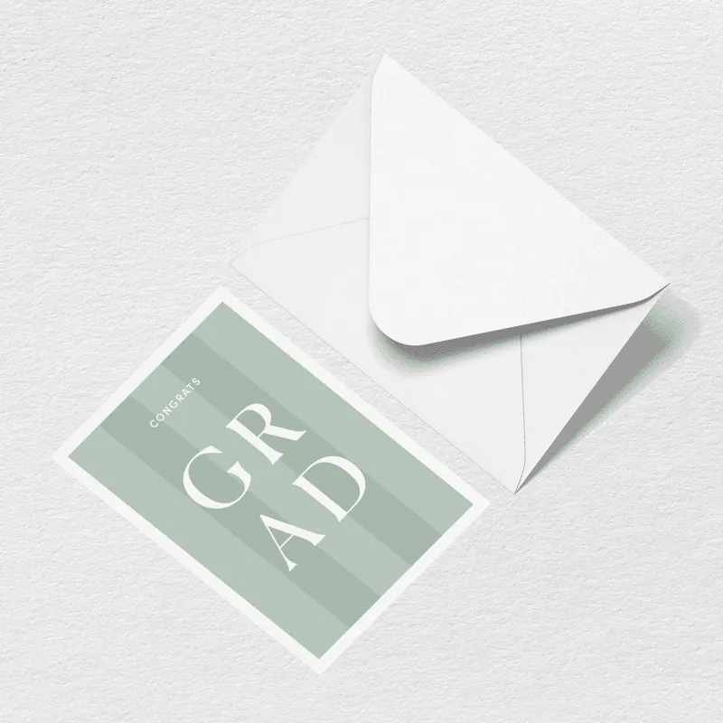 Graduation Grad Greeting Card sold by Bogg Bag