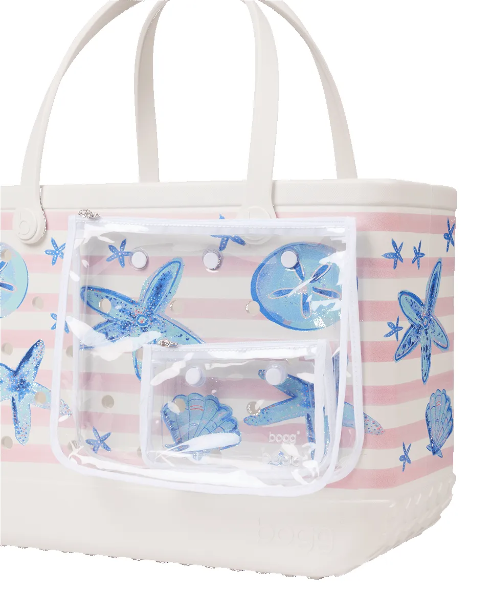 Original Bogg Bag - Pink Stripes & Blue Shells sold by Bogg Bag product image thumbnail 5