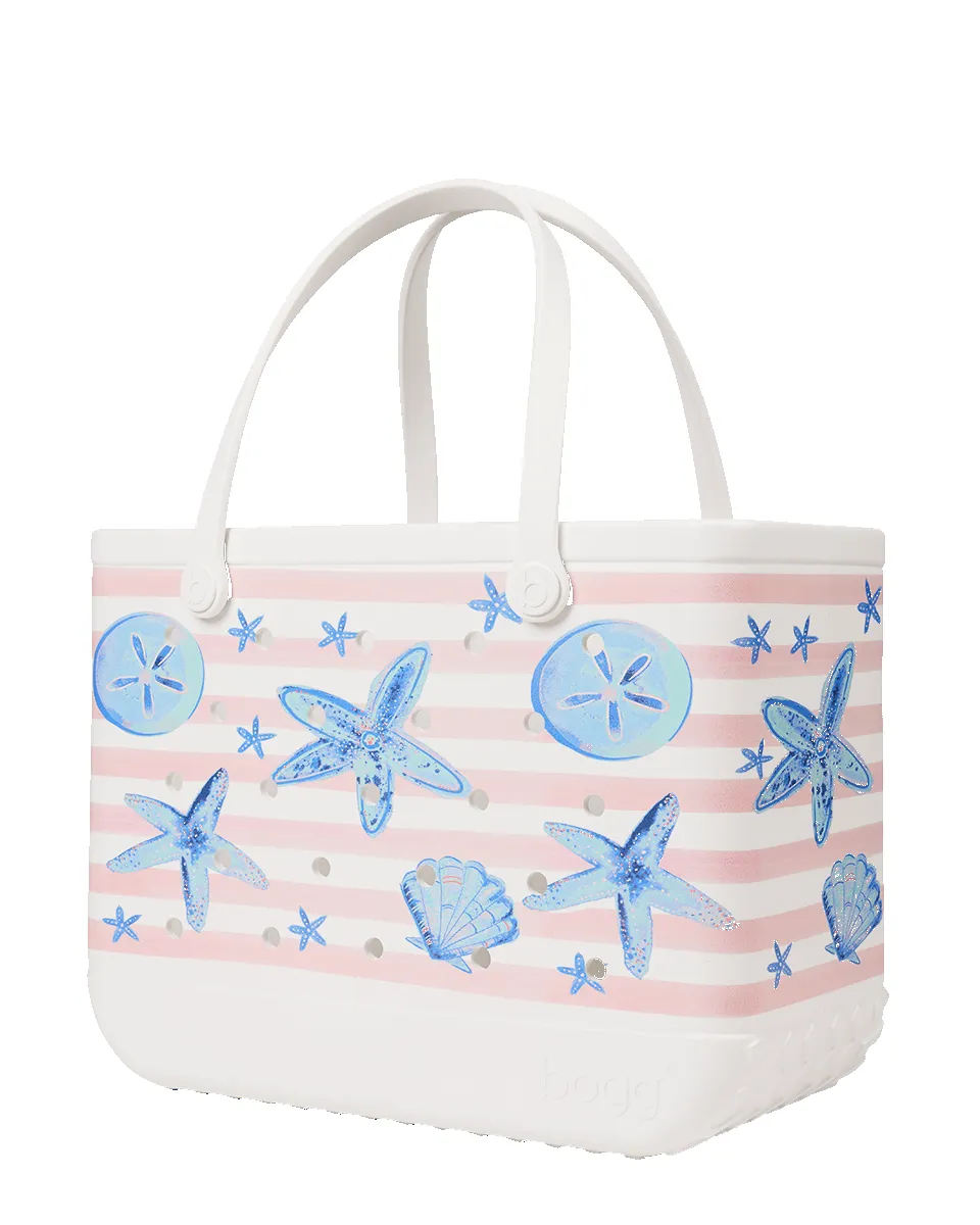 Original Bogg Bag - Pink Stripes & Blue Shells sold by Bogg Bag product image thumbnail 2