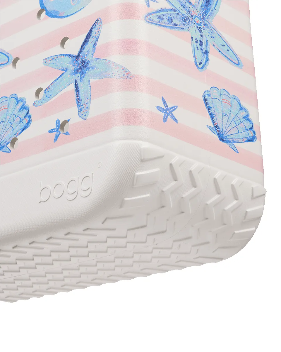 Original Bogg Bag - Pink Stripes & Blue Shells sold by Bogg Bag product image thumbnail 4