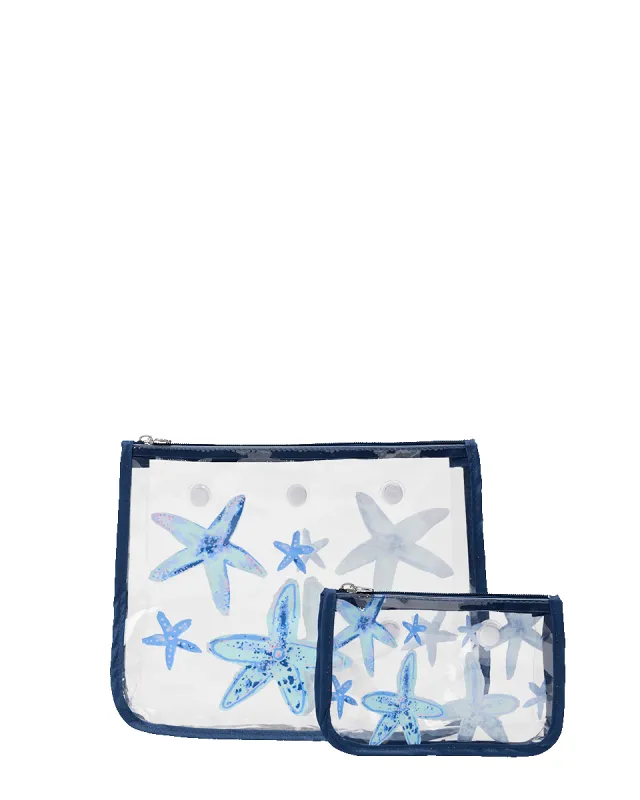 Decorative Insert - Dark Blue Multi Starfish sold by Bogg Bag