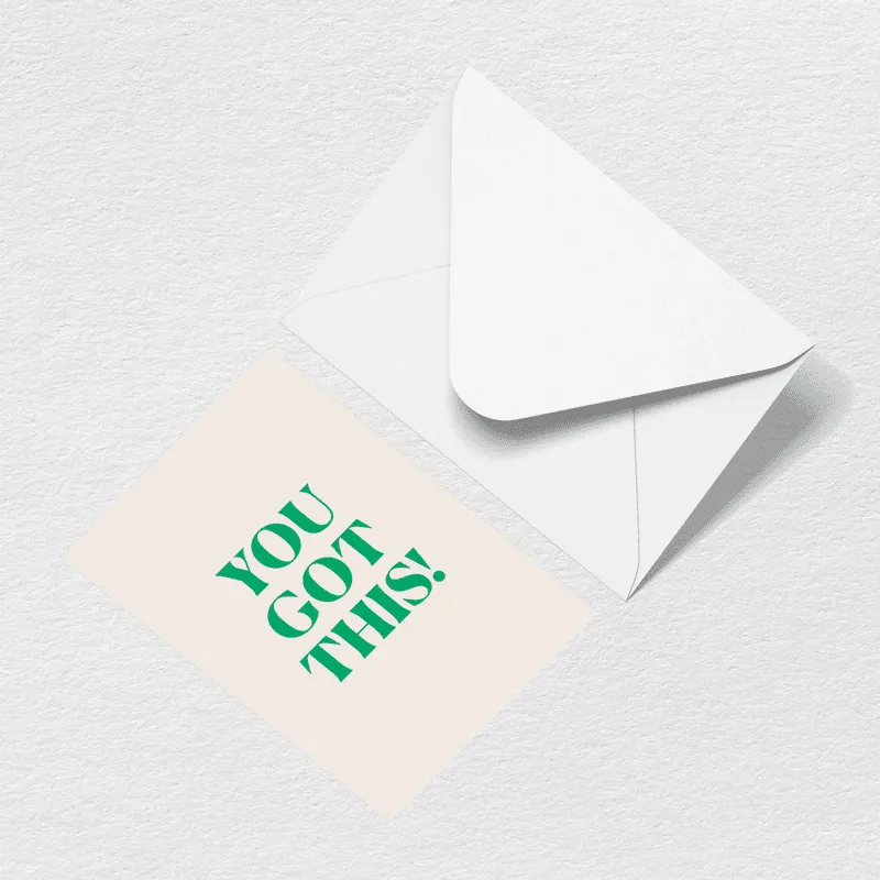 You Got This Greeting Card sold by Bogg Bag