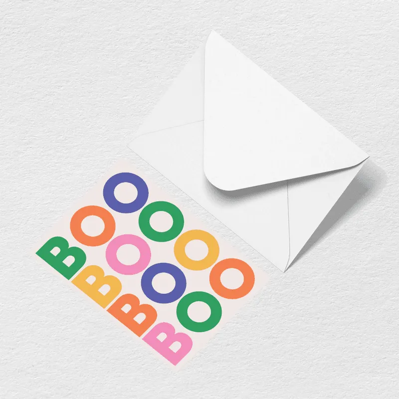 Boo Greeting Card sold by Bogg Bag