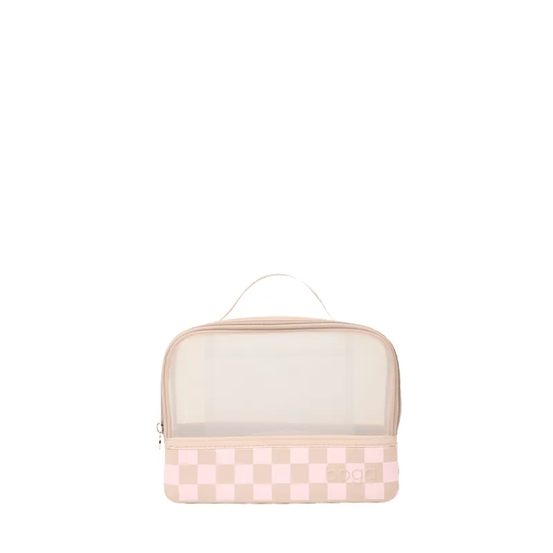 Boggs N' Ends - Checkered Linen/ Pink Marshmallow made by Bogg Bag