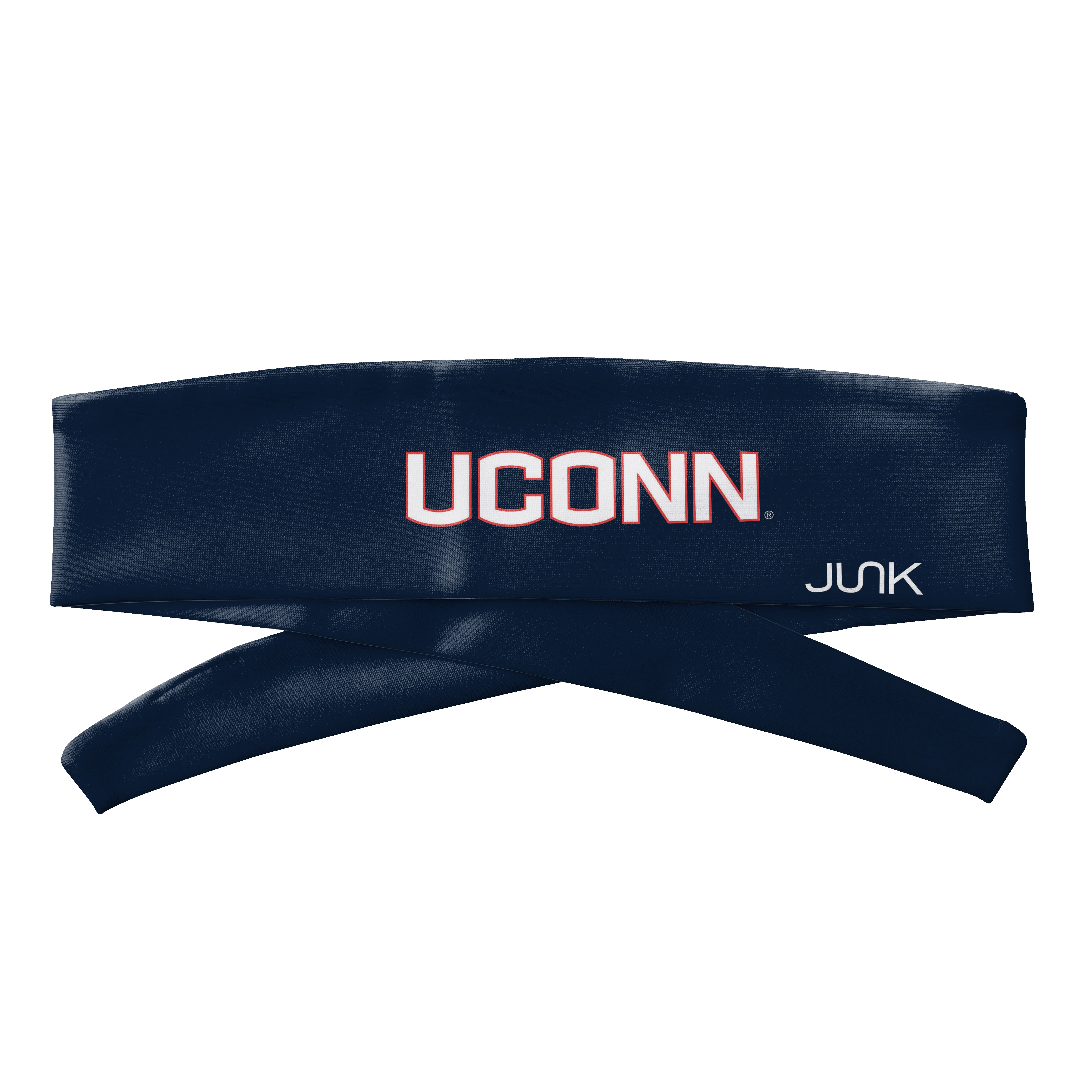 University of Connecticut: Navy Logo Flex Tie Headband sold by JUNK Brands product image thumbnail 3