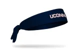 University of Connecticut: Navy Logo Flex Tie Headband sold by JUNK Brands