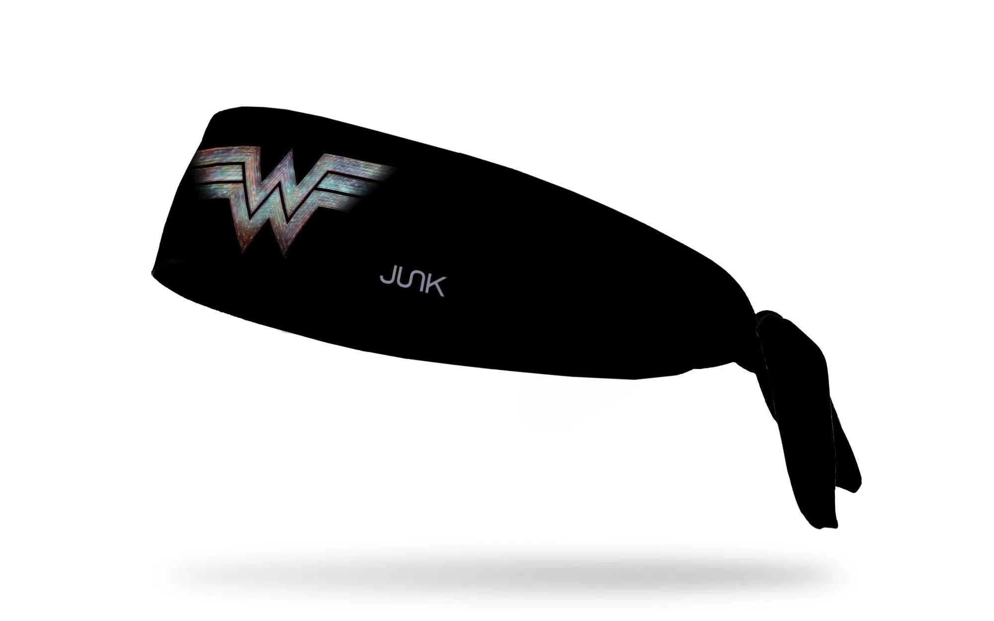 Wonder Woman 1984: Logo Glitch Flex Tie Headband sold by JUNK Brands