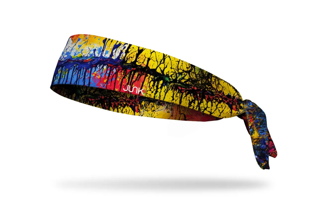 Cracked Color Flex Tie Headband sold by JUNK Brands