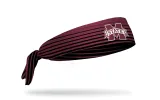 Mississippi State University: Gradient Stripe Flex Tie Headband sold by JUNK Brands
