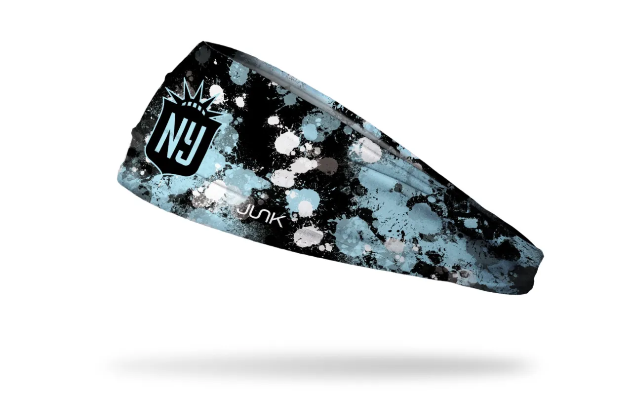 NJ/NY Gotham FC: Splatter Big Bang Lite Headband sold by JUNK Brands