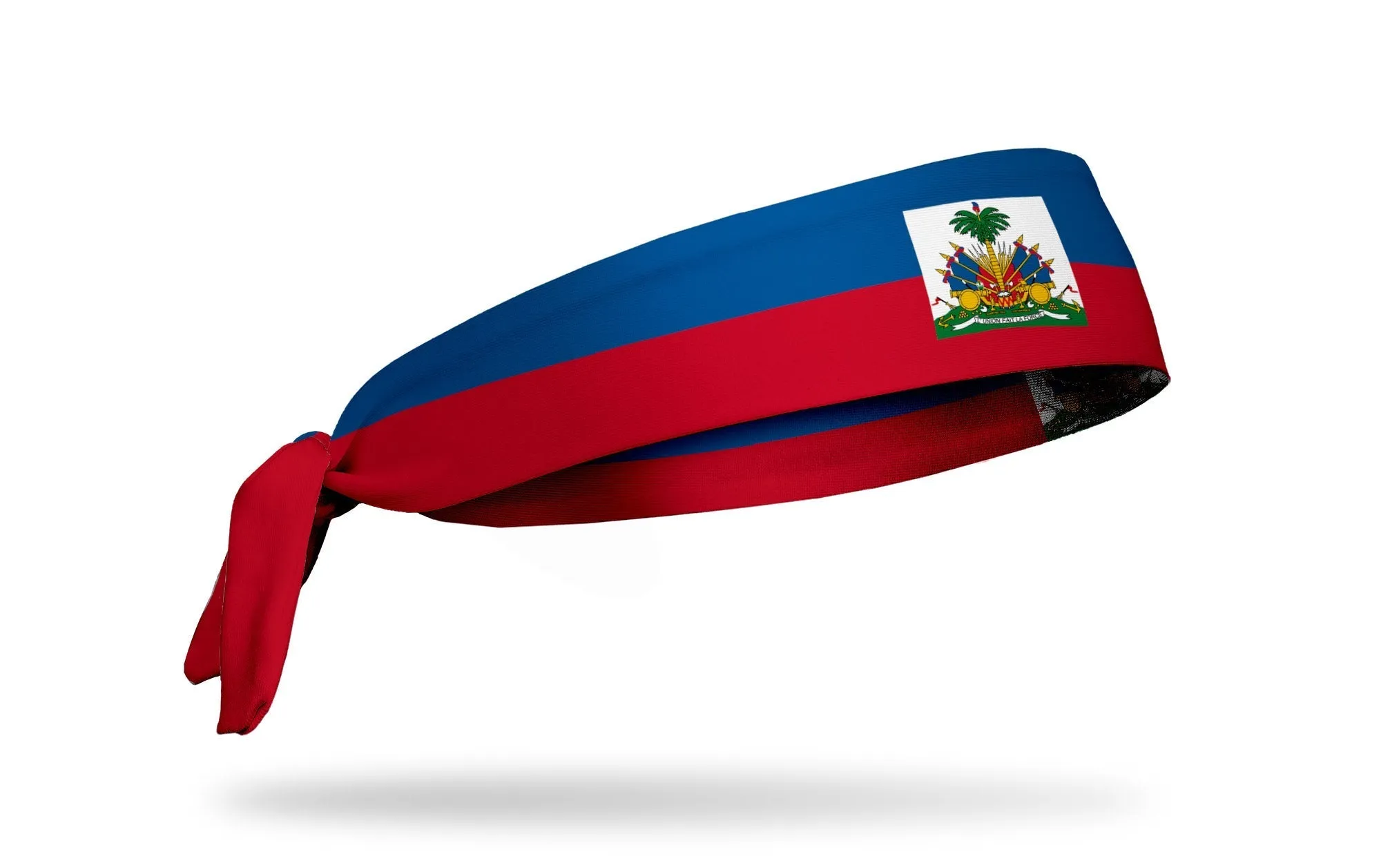 Haiti Flag Flex Tie Headband sold by JUNK Brands product image thumbnail 2