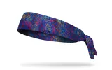Refract Abstract Flex Tie Headband sold by JUNK Brands