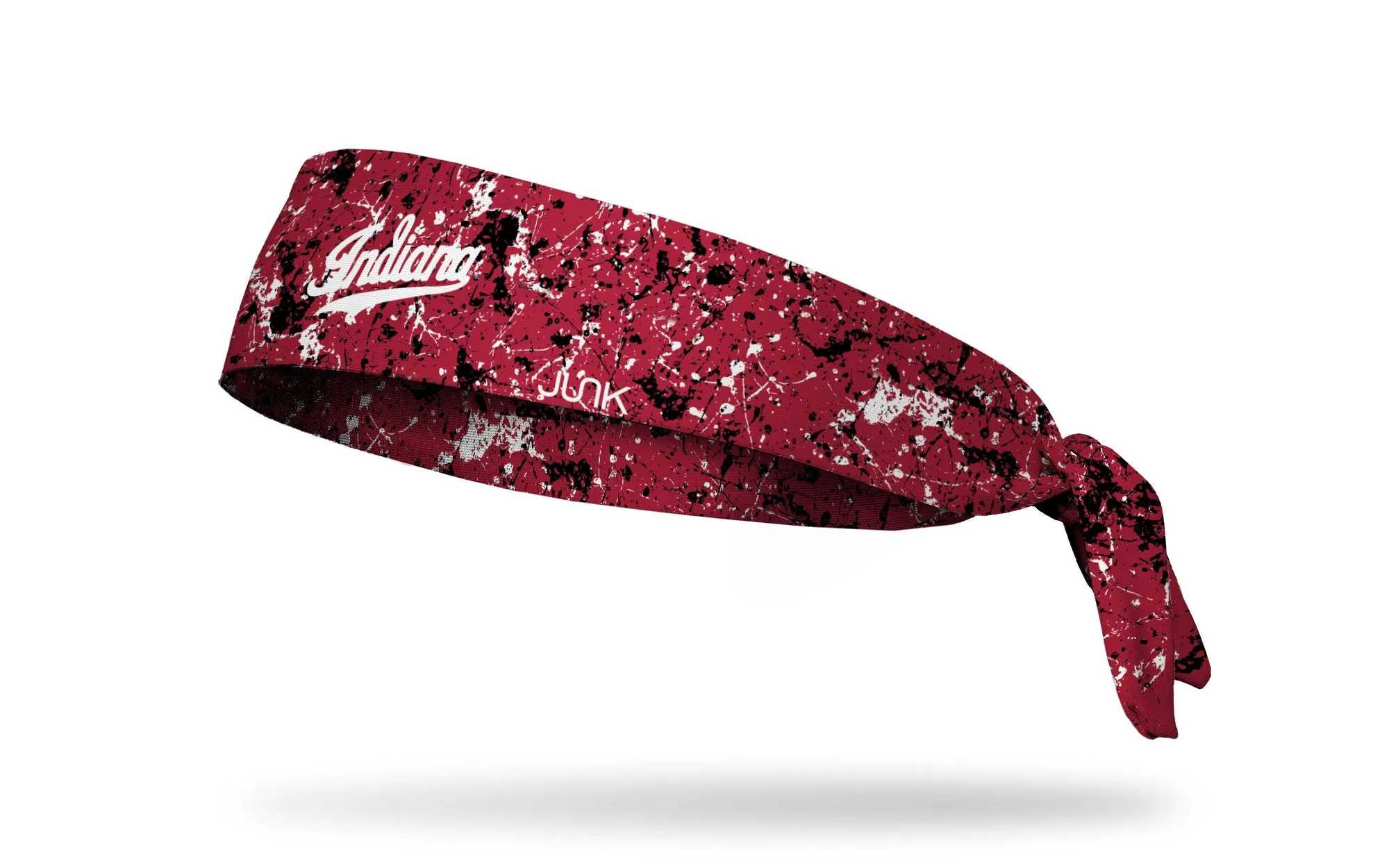 Indiana University: Script Splatter Flex Tie Headband sold by JUNK Brands