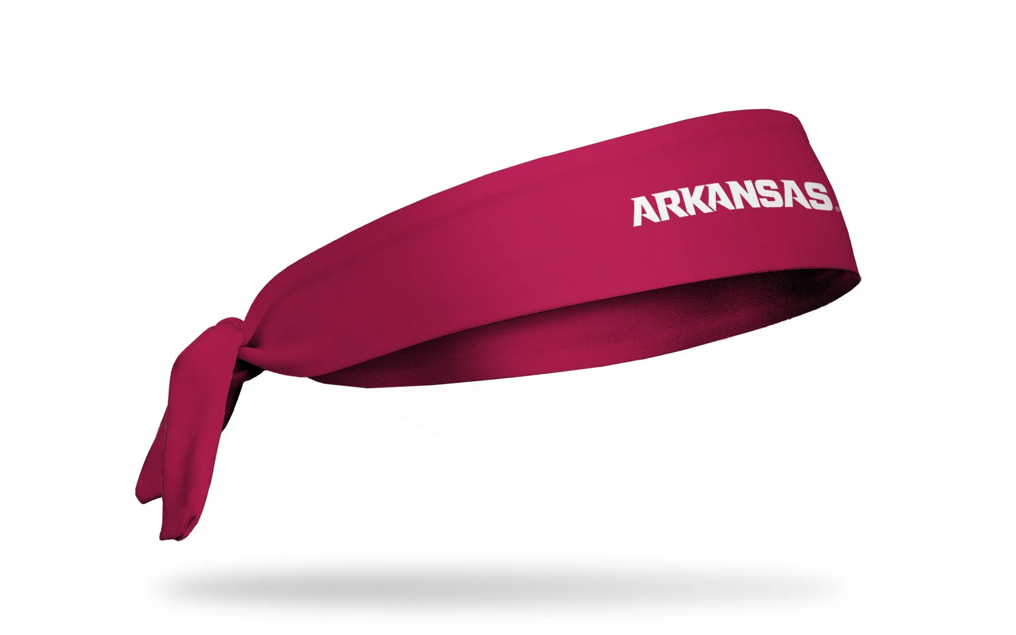 University of Arkansas: Wordmark Cardinal Flex Tie Headband sold by JUNK Brands product image thumbnail 2