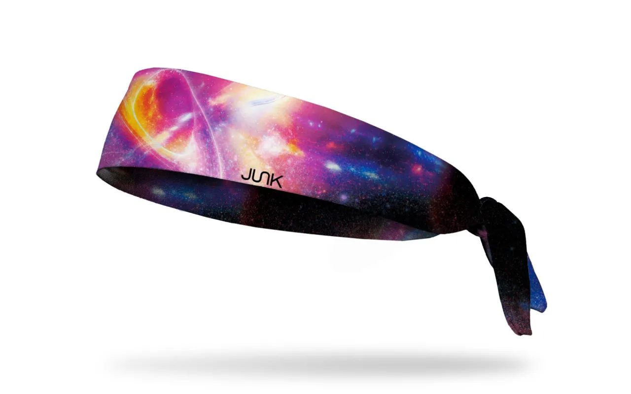 Colorful Cosmos Flex Tie Headband sold by JUNK Brands