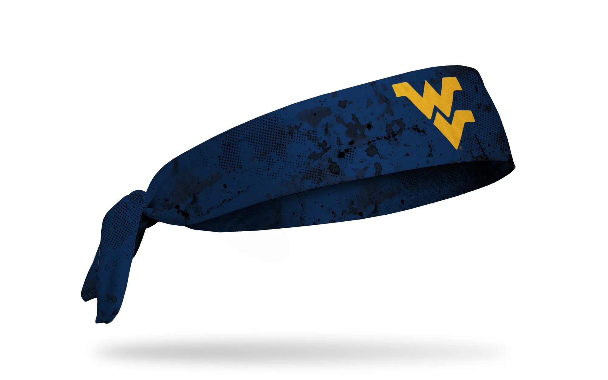 West Virginia University: Grunge Navy Flex Tie Headband sold by JUNK Brands product image thumbnail 2