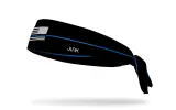 Thin Blue Line: Dad Hero Flex Tie Headband sold by JUNK Brands