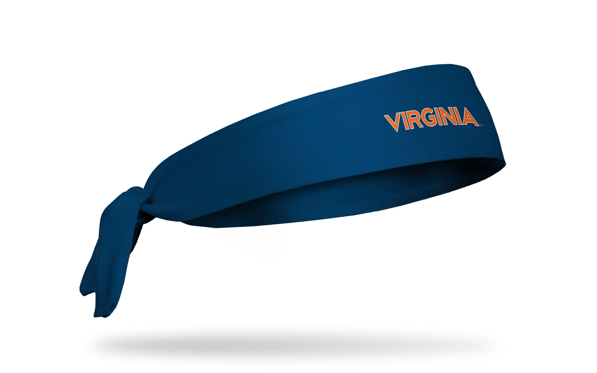 University of Virginia: Wordmark Navy Flex Tie Headband sold by JUNK Brands product image thumbnail 2