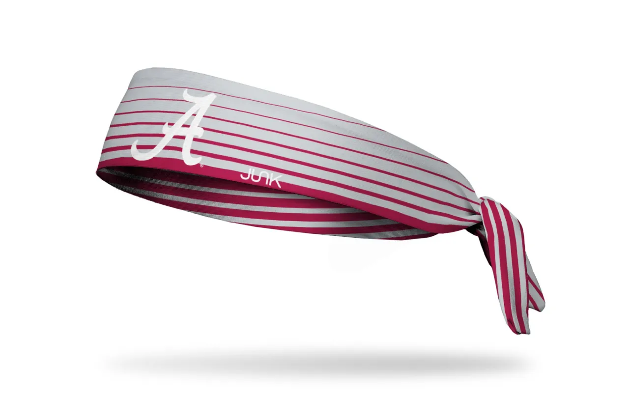 University of Alabama: Gradient Stripe Flex Tie Headband sold by JUNK Brands