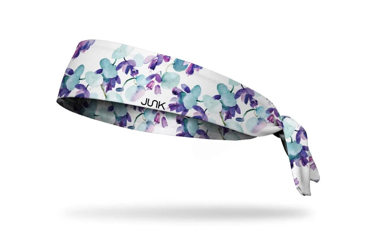 Winter Blooms Tie Headband sold by JUNK Brands
