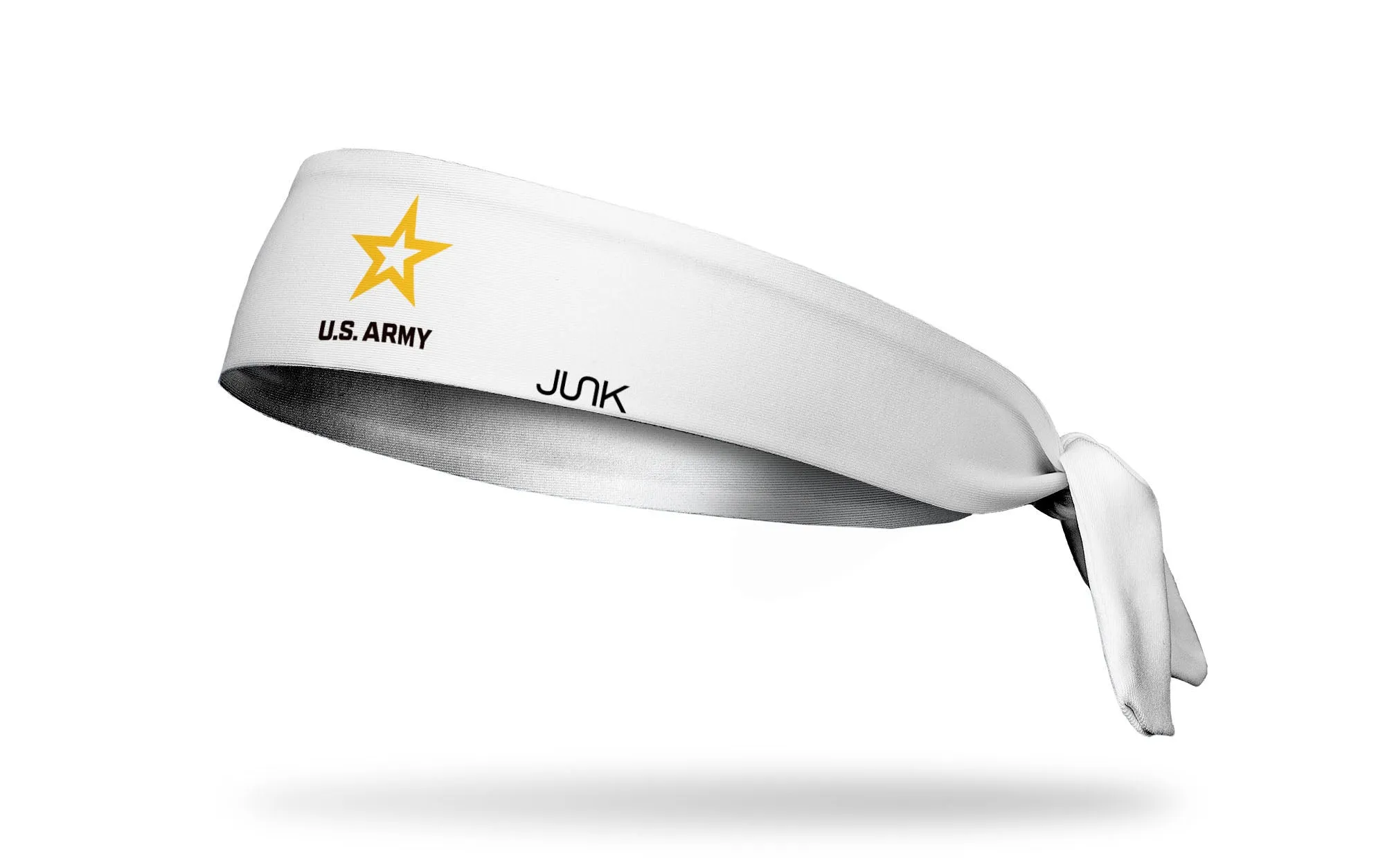 Army: Logo White Flex Tie Headband sold by JUNK Brands