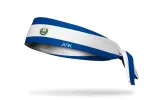 El Salvador Flag Flex Tie Headband sold by JUNK Brands
