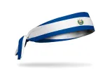 El Salvador Flag Flex Tie Headband sold by JUNK Brands