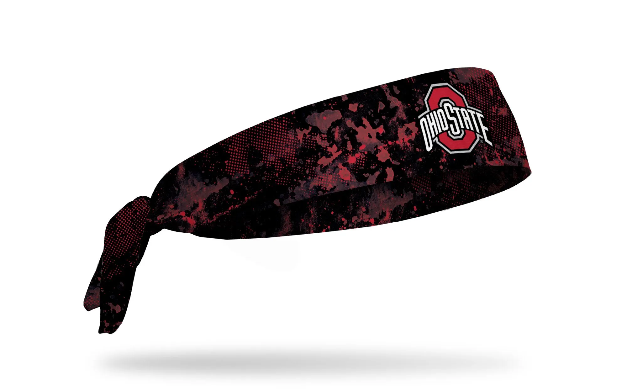 Ohio State: Grunge Black Flex Tie Headband sold by JUNK Brands product image thumbnail 2