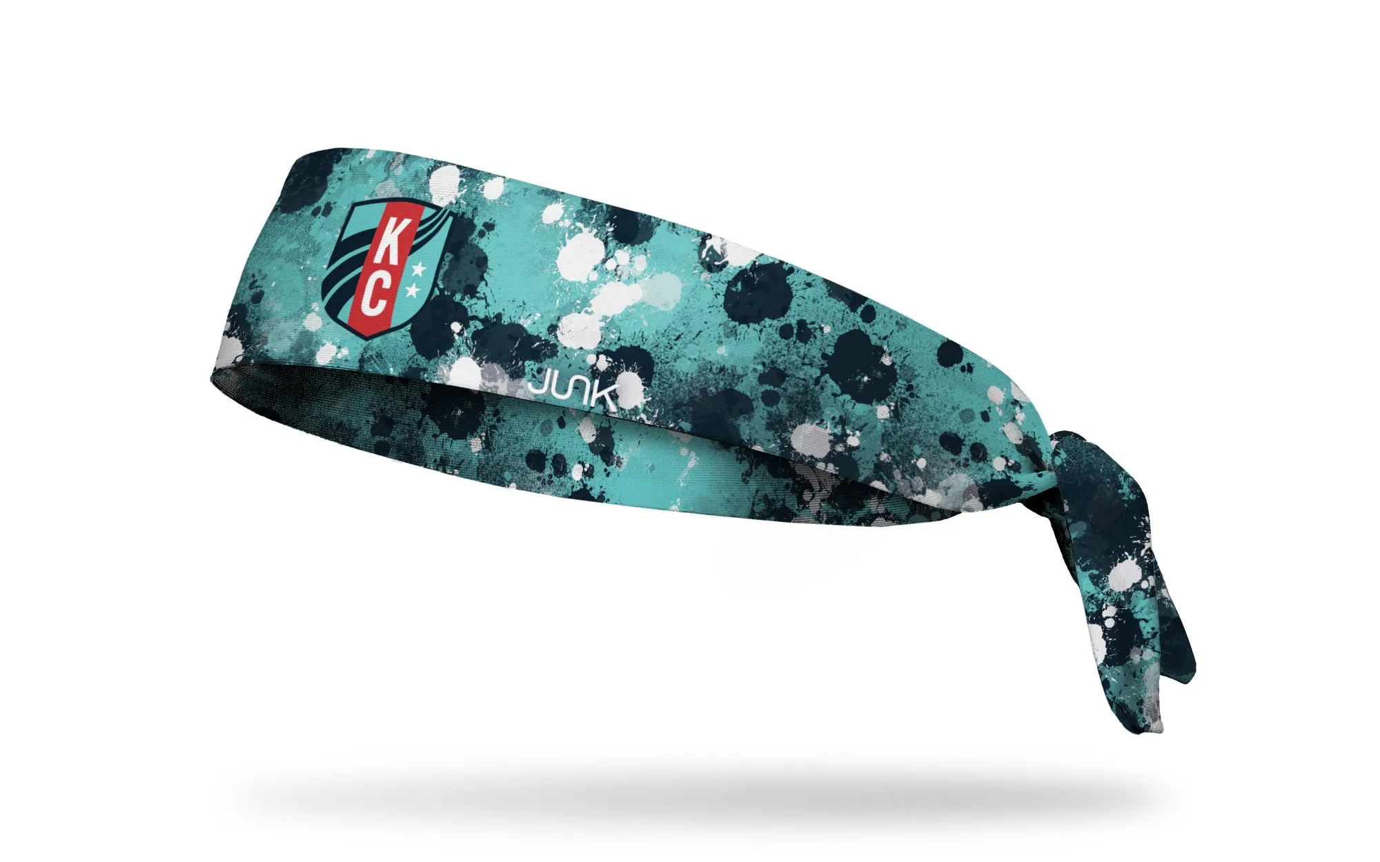 KC Current: Splatter Flex Tie Headband sold by JUNK Brands