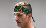 Island Luau Flex Tie Headband sold by JUNK Brands