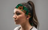 Island Luau Flex Tie Headband sold by JUNK Brands