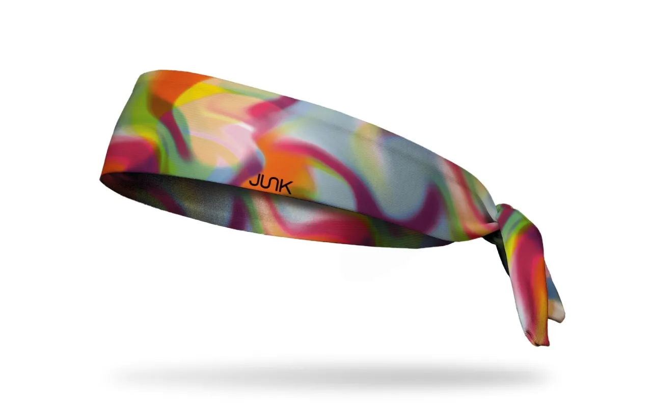 Marbled Mirage Flex Tie Headband sold by JUNK Brands