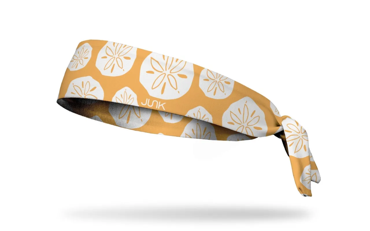 Crustacean Currency Tie Headband sold by JUNK Brands