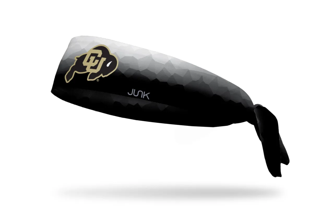 University of Colorado: The Rise Flex Tie Headband sold by JUNK Brands