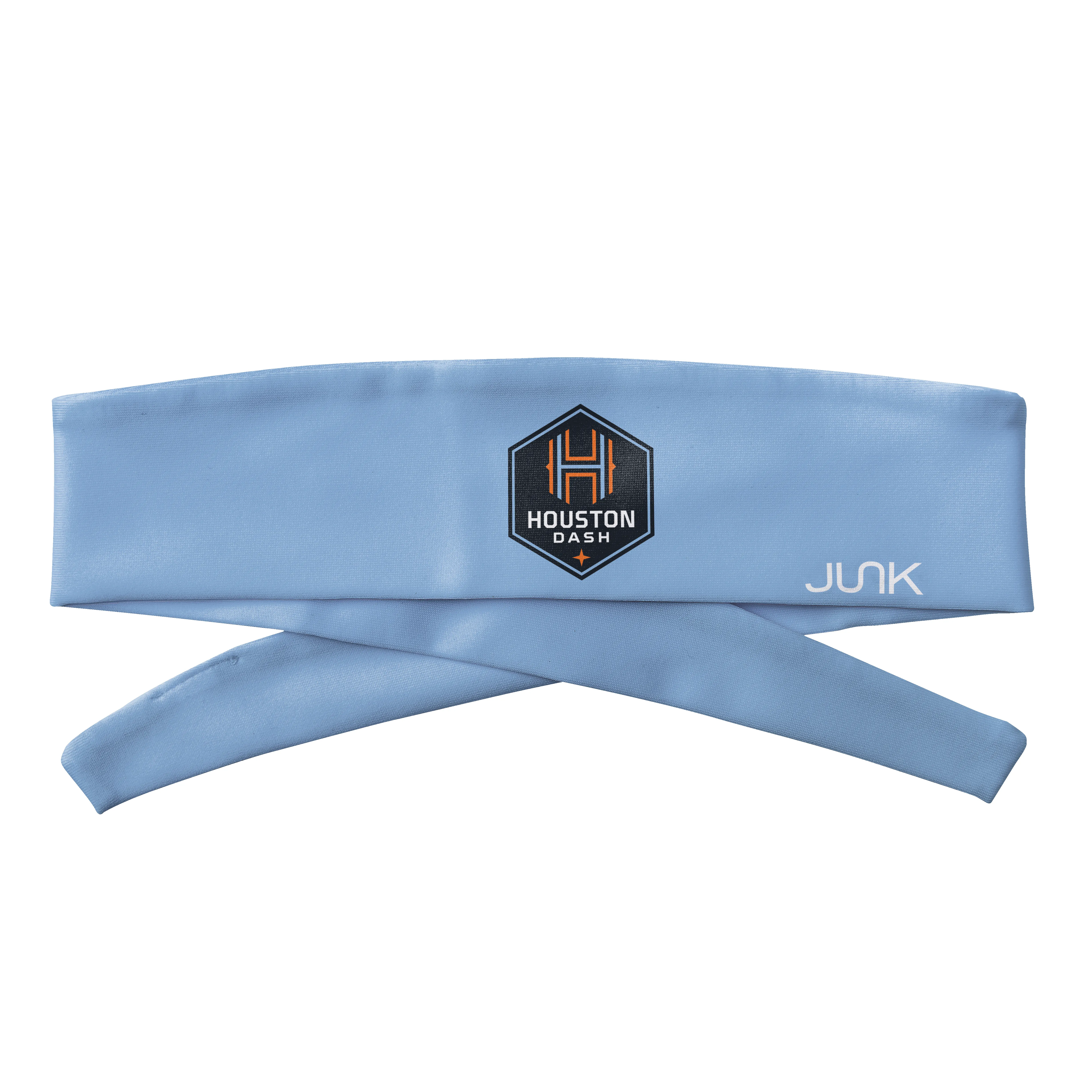 Houston Dash: Logo Blue Flex Tie Headband sold by JUNK Brands product image thumbnail 3