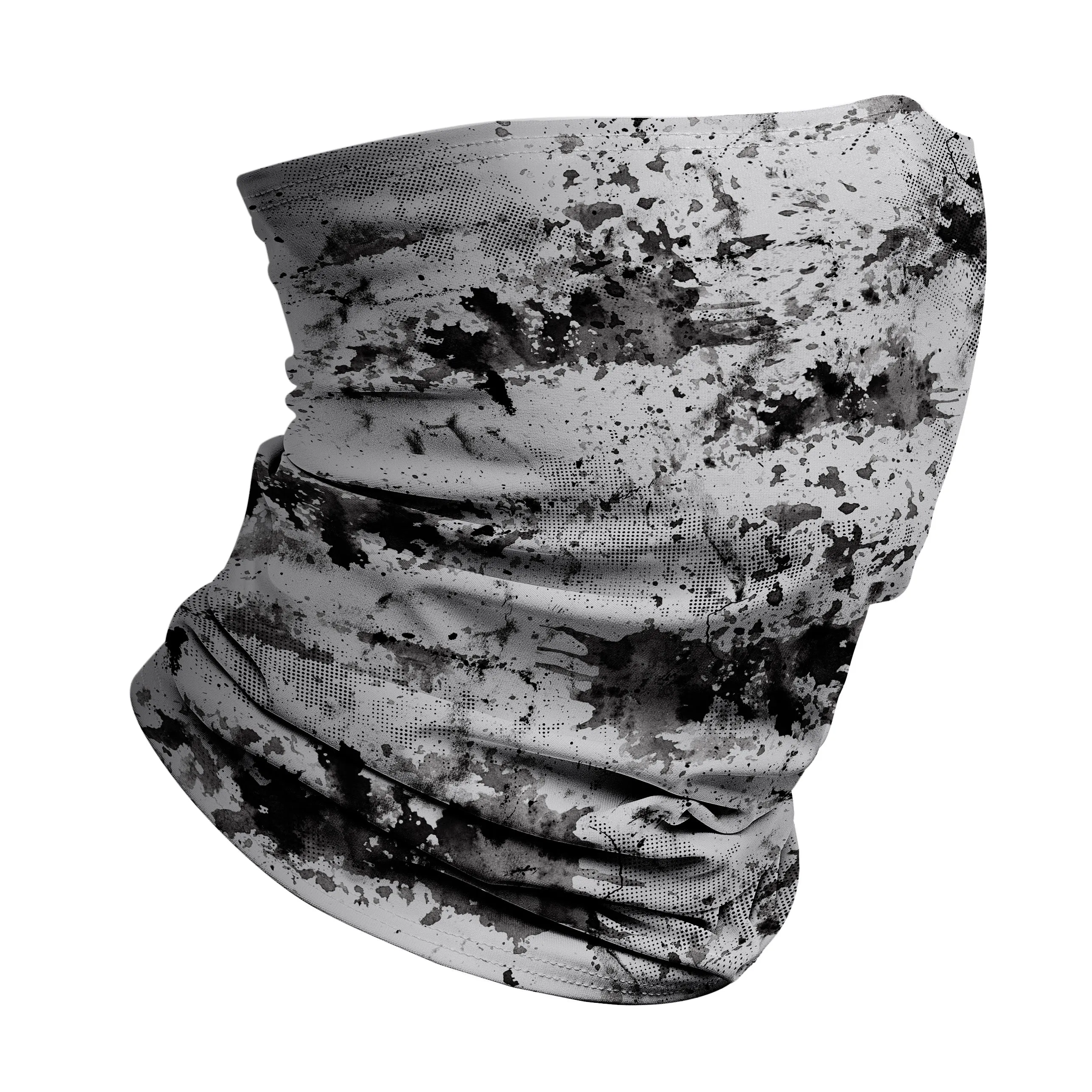 Soft Grey Grunge Winter Gaiter sold by JUNK Brands product image thumbnail 2