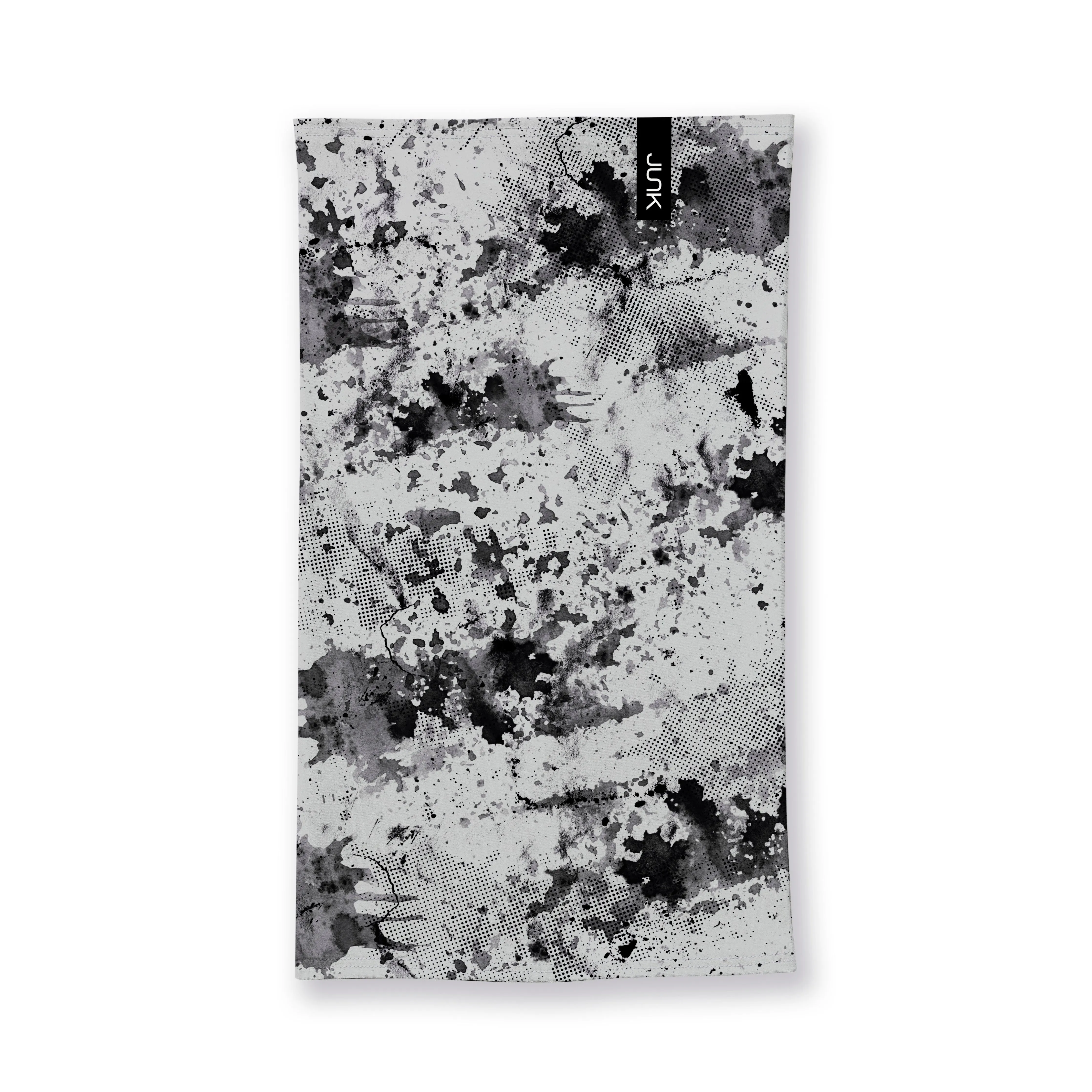Soft Grey Grunge Winter Gaiter sold by JUNK Brands product image thumbnail 3