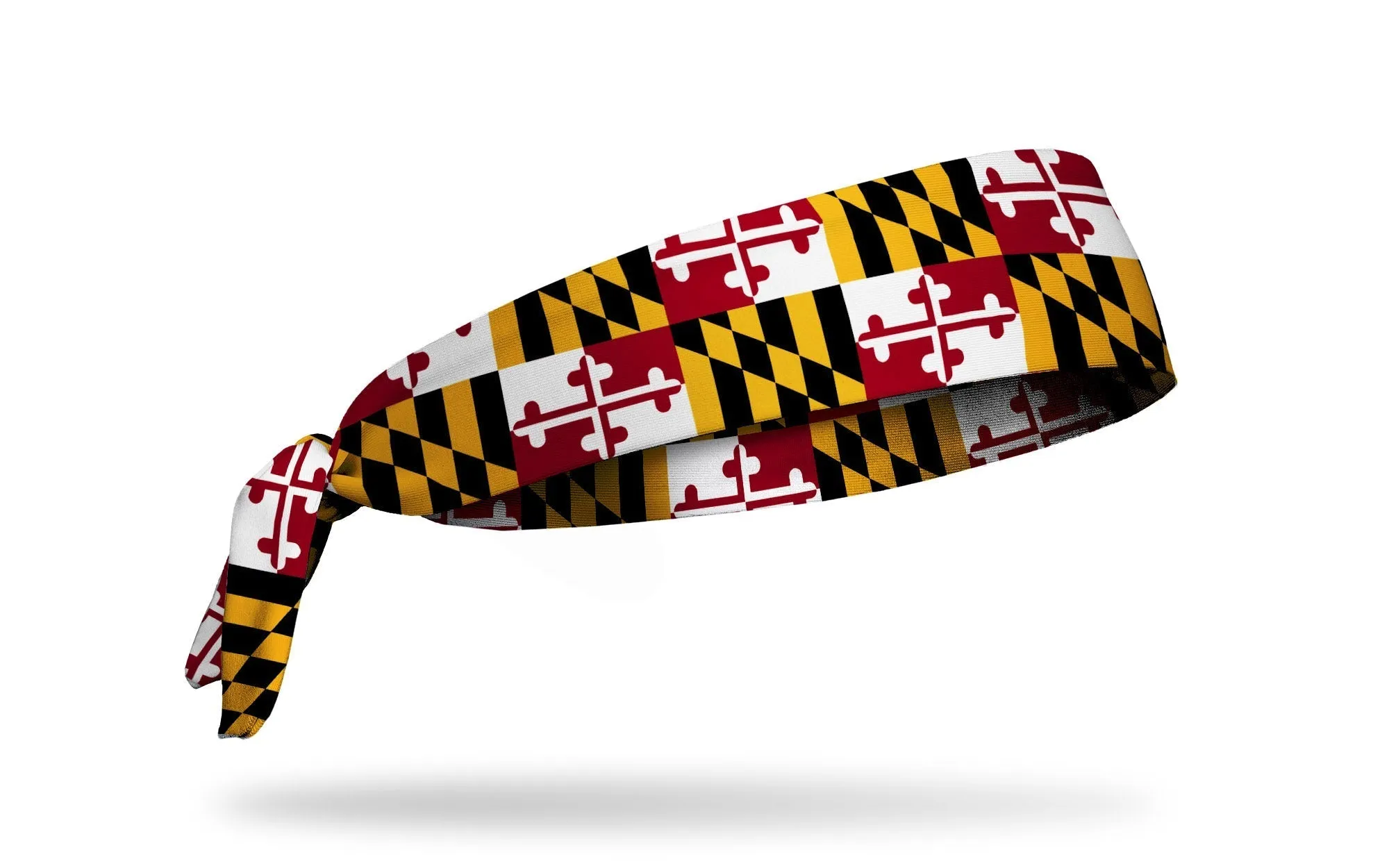 Maryland State Flag Tie Headband sold by JUNK Brands product image thumbnail 2