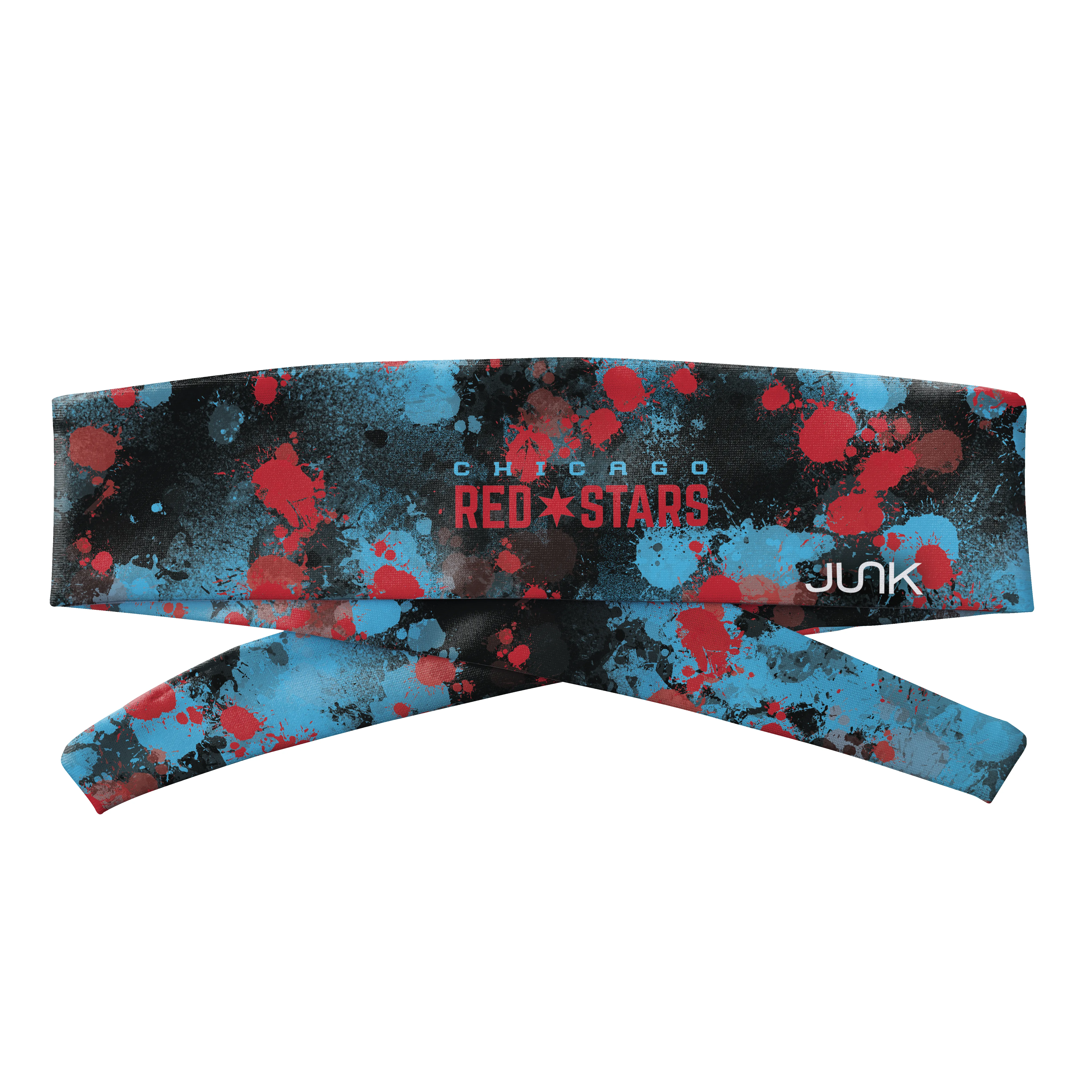 Chicago Stars FC: Splatter Flex Tie Headband sold by JUNK Brands product image thumbnail 3