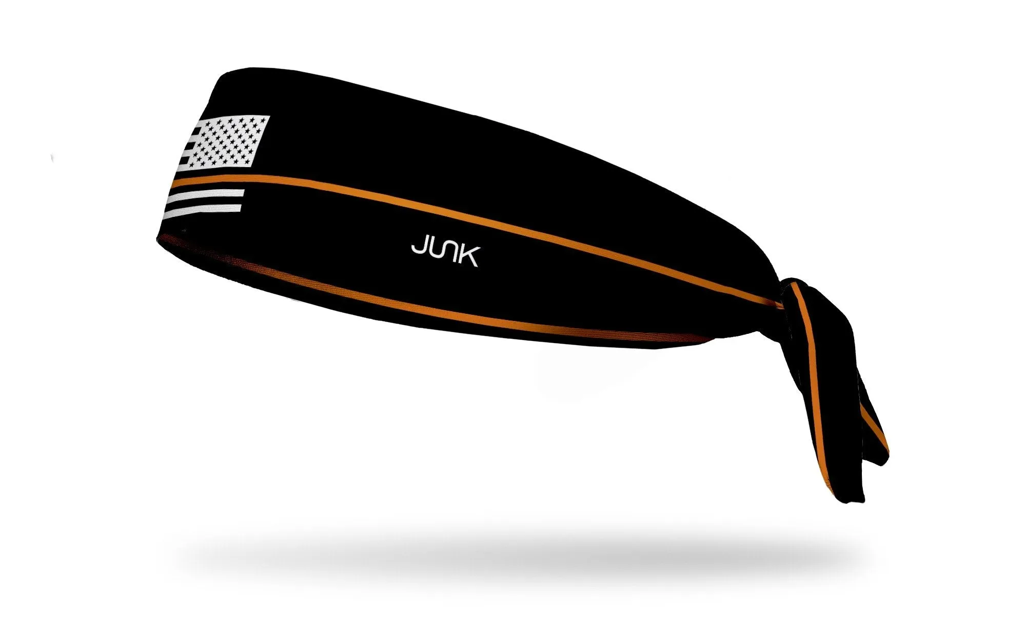 Thin Orange Line Flex Tie Headband sold by JUNK Brands product image thumbnail 2