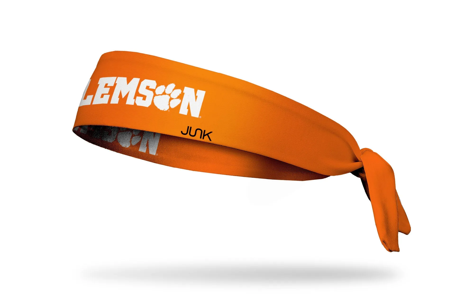 Clemson Tigers: Clemson Orange Flex Tie Headband sold by JUNK Brands